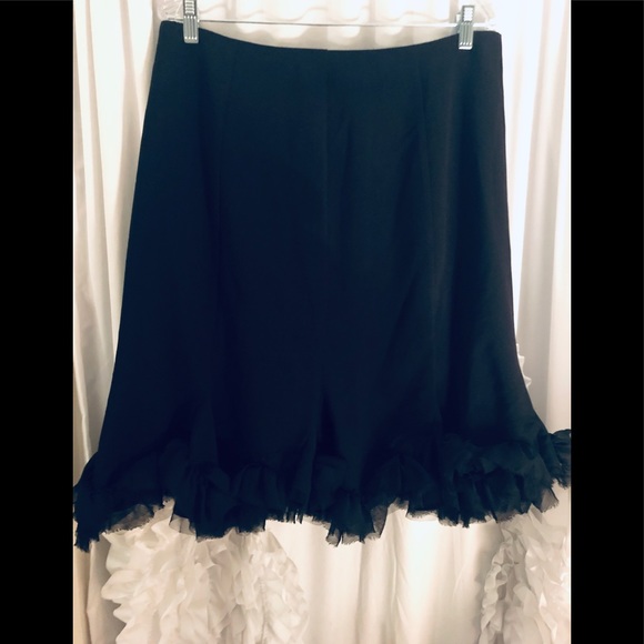 Nordstrom Dresses & Skirts - NWOT Black skirt with hem detail